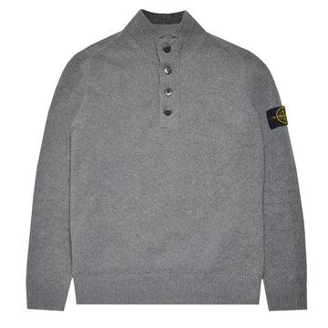 Stone Island Button Funnel Neck Sweater