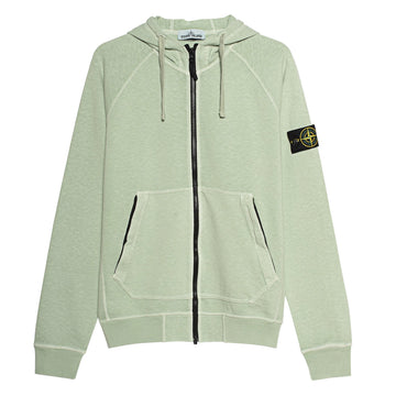 Stone Island Garment Dyed Zip Hoodie