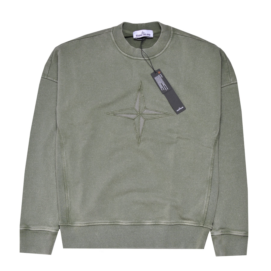 Stone Island Logo Embroidery Sweatshirt