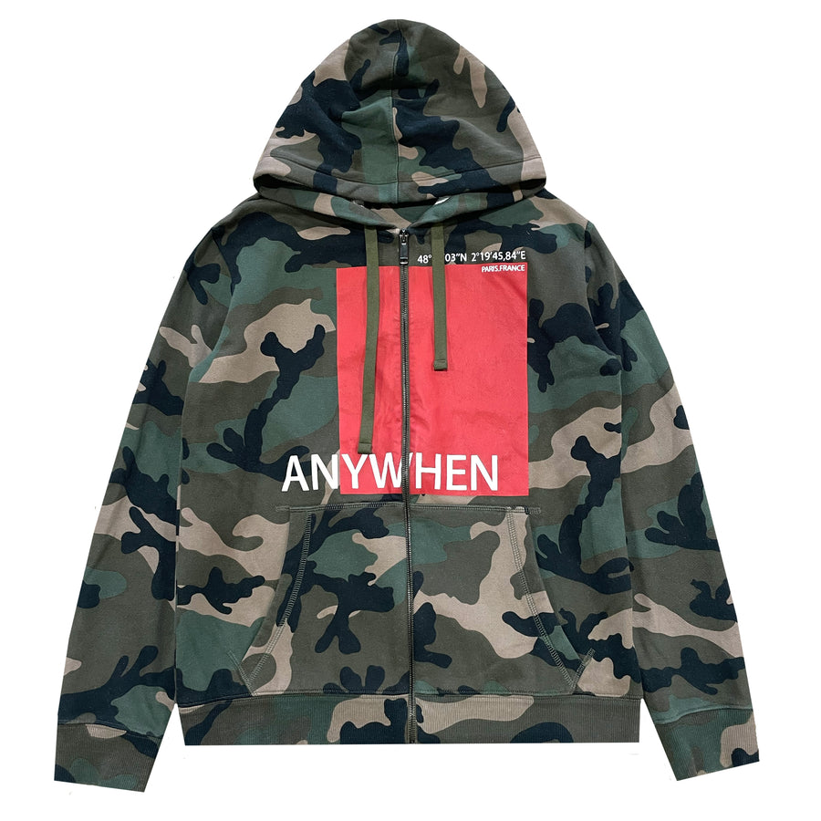 Valentino Camouflage Zip Hoodie